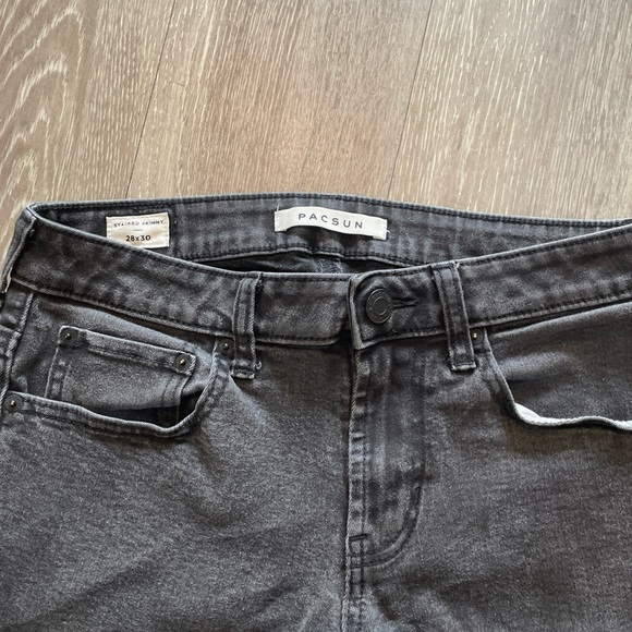 PacSun Black Skinny Jeans Modern Fit - Picture 2 of 6